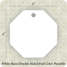 Load image into Gallery viewer, Octagon Metal Tag 3”