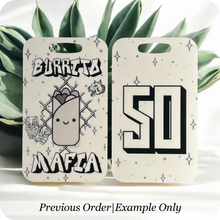 Load image into Gallery viewer, Custom Metal Bag Tags - 7 Styles to Choose From
