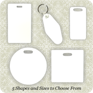 Custom FRP Bag Tags - 5 Styles to Choose From