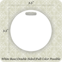 Load image into Gallery viewer, Custom Metal Bag Tags - 7 Styles to Choose From
