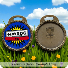 Load image into Gallery viewer, Round Medallion Single Sided Tag 2.75” x 2.375”

