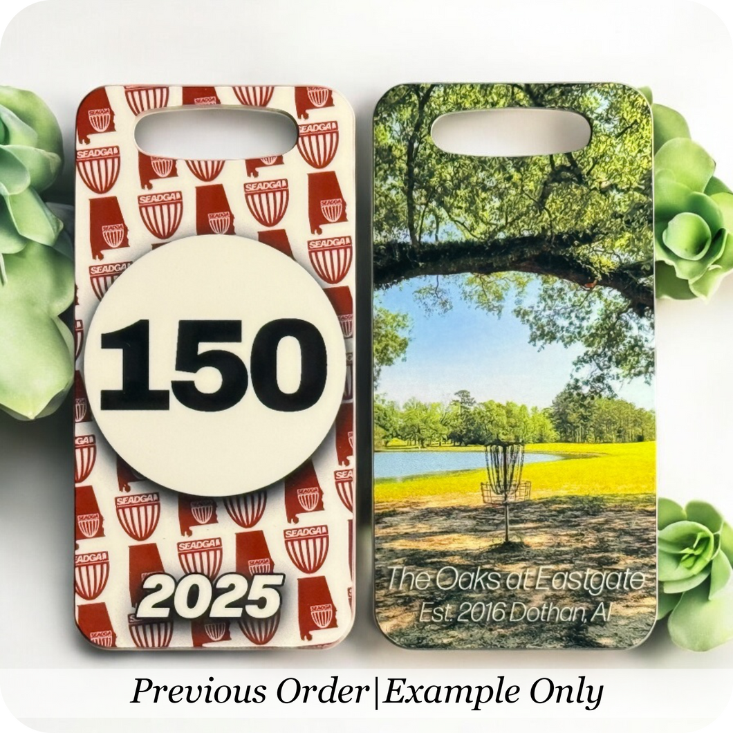 Custom FRP Bag Tags - 5 Styles to Choose From