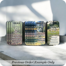 Load image into Gallery viewer, Custom Metal Bag Tags - 7 Styles to Choose From
