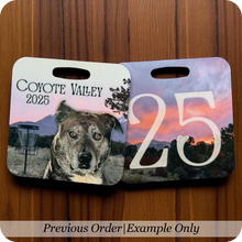 Load image into Gallery viewer, Custom Metal Bag Tags - 7 Styles to Choose From
