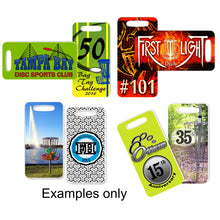 Load image into Gallery viewer, Custom Fiberglass Bag Tags - 4 Styles to Choose From
